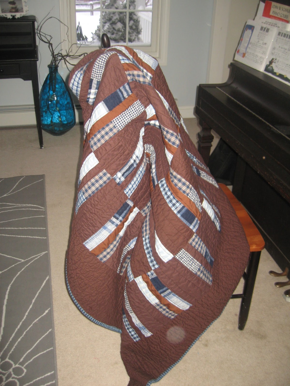 The Bossy Quilter A Masculine Quilt . . . Finally