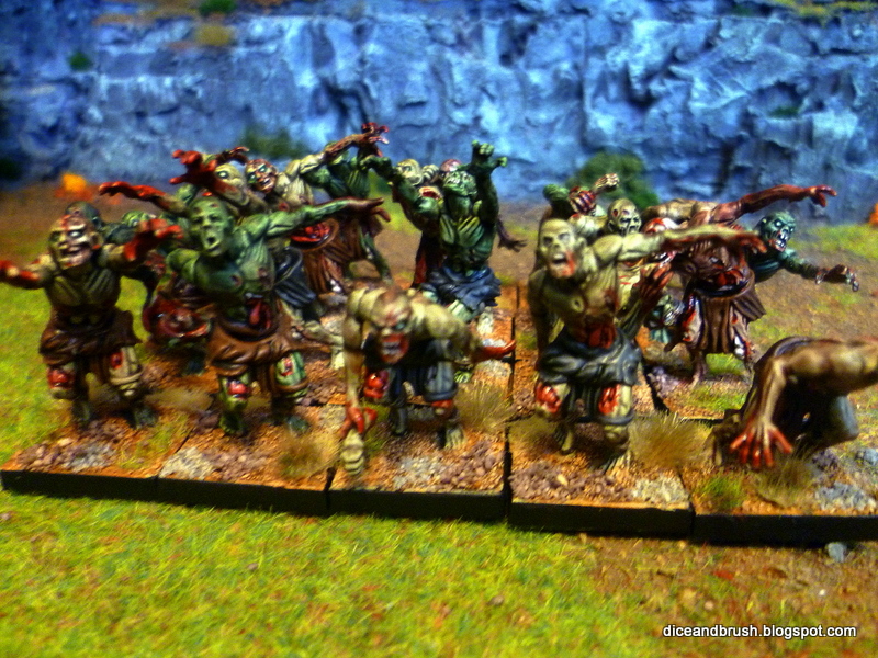 Dice and Brush Tutorial Speed painting 20 Mantic Zombies