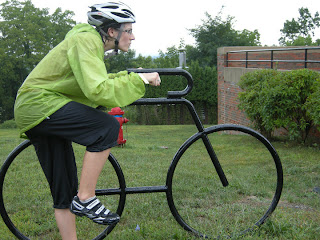 biking in the rain