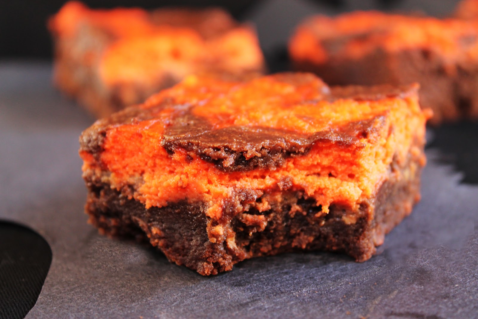 Food Nasty Develish Marscapone Ginger Brownies