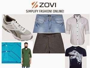 Huge Discount (Up to 56% Off) on Zovi Round Neck T-Shirts / Polo T-Shirts / Shirts / Jeans @ Flipkart (Price Starts from Rs.123)