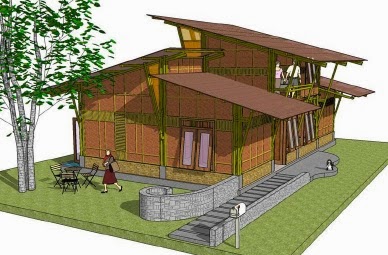Model Rumah Bambu Minimalis ~ Model Rumah Minimalis