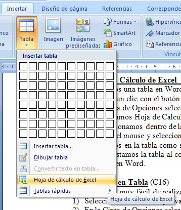 INSERTAR TABLA insertar tabla: