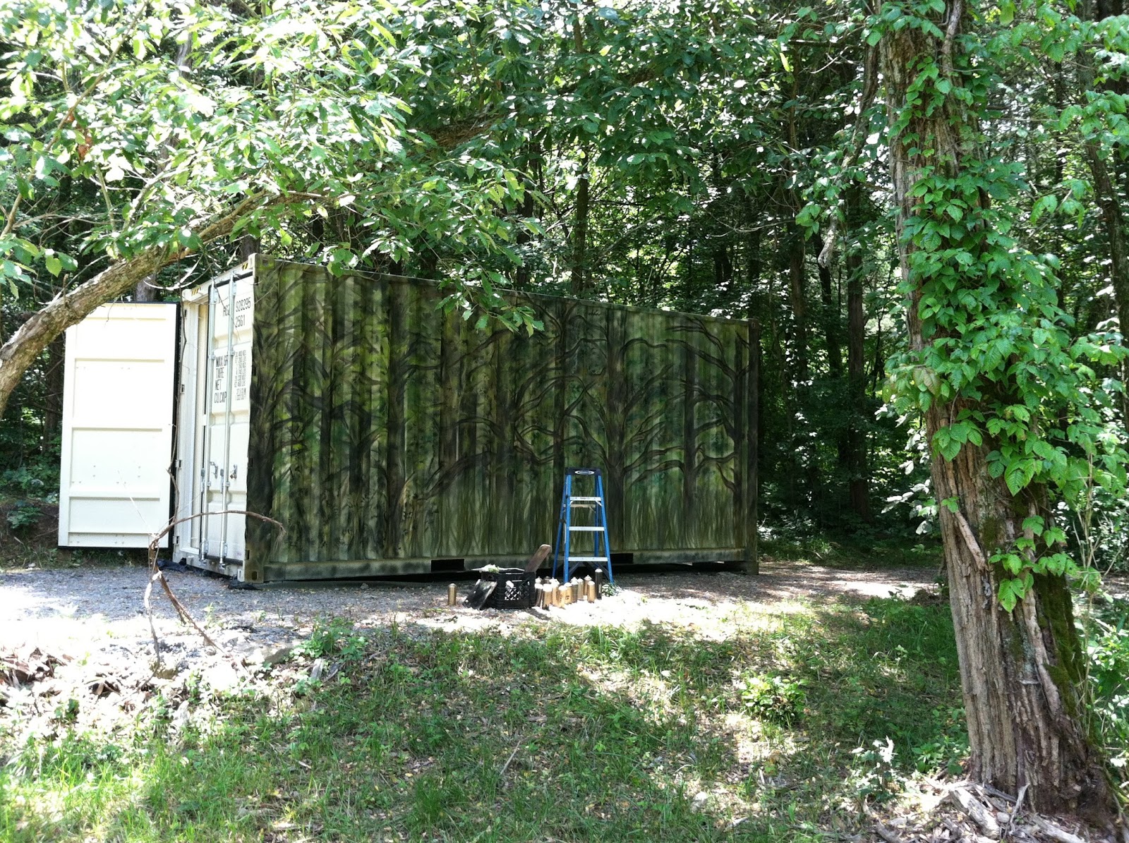 Duff Clothing TRUE CAMO ON SHIPPING CONTAINER