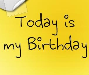 Today My Birthday