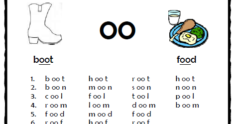 Printables Words With Oo Sound Like Book phonograms oo 1 word list tj homeschooling