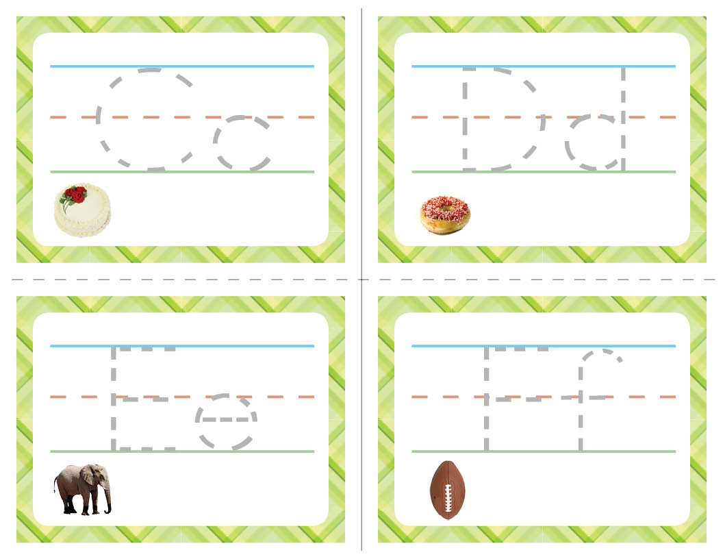 Lanie's Little Learners Alphabet Tracing Cards