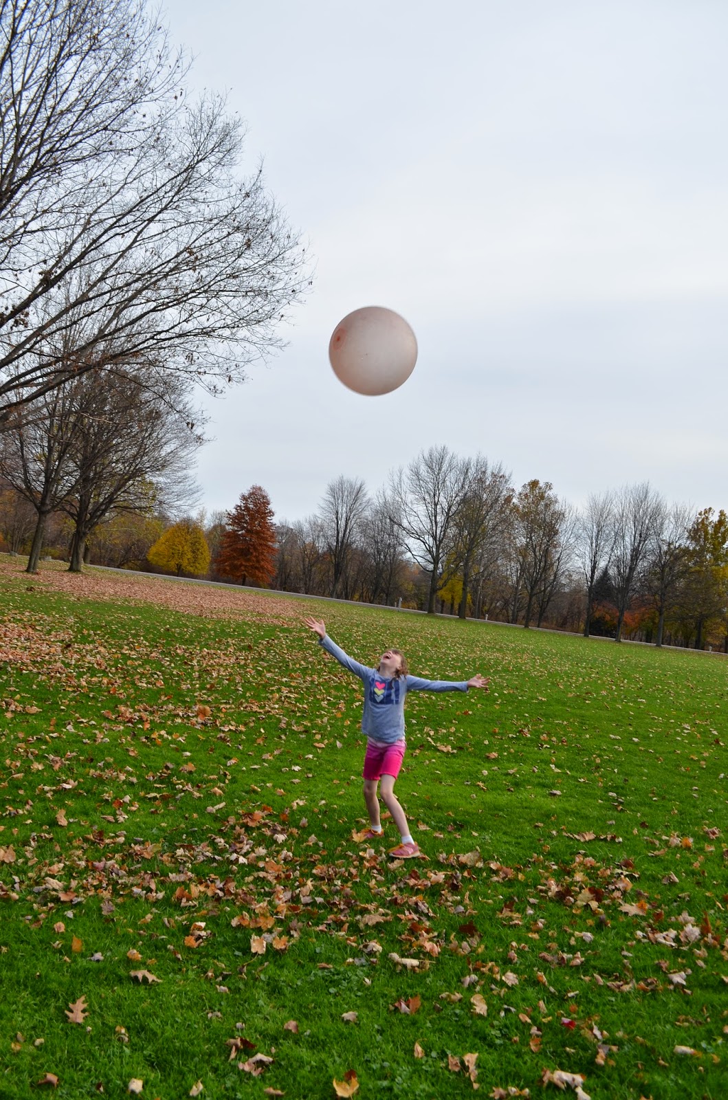 Enjoying a warm Fall day with our Wubble Ball! #wubbleball