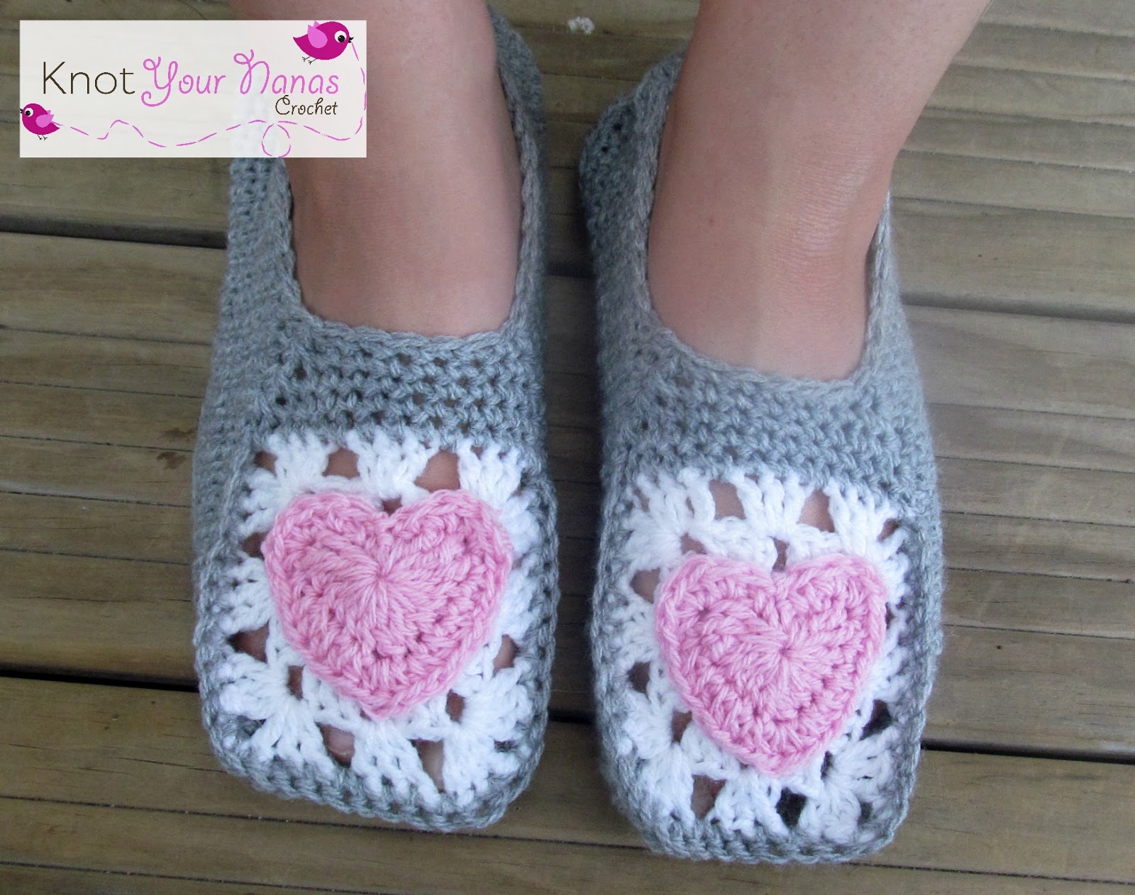 Knot Your Nanas Crochet: Cosy Crochet Slippers (Adult)