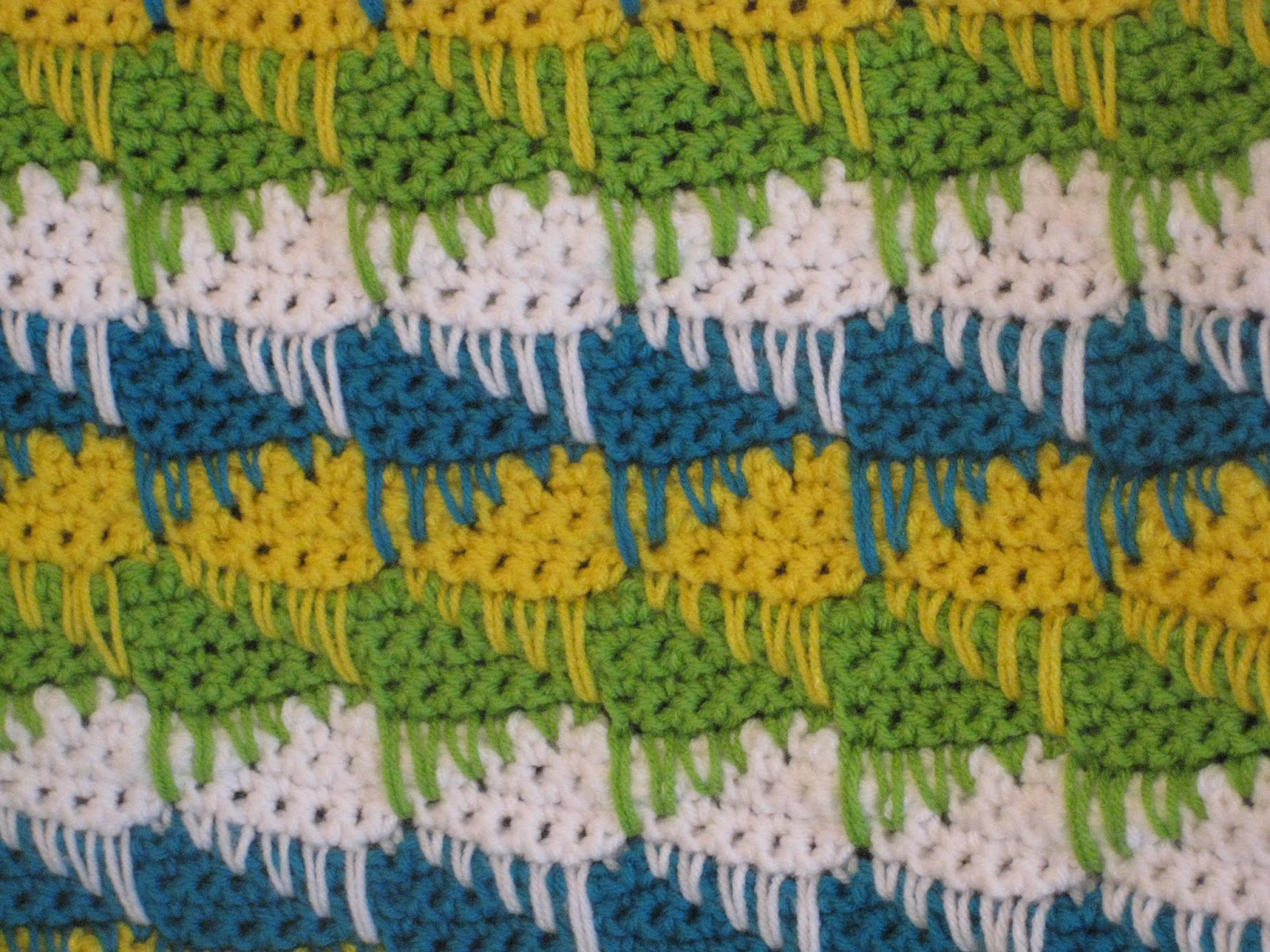Engineered Crochet Blended Arrows Blanket