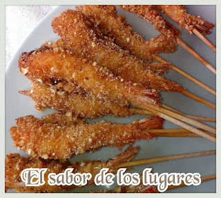 Langostinos Crujientes.
