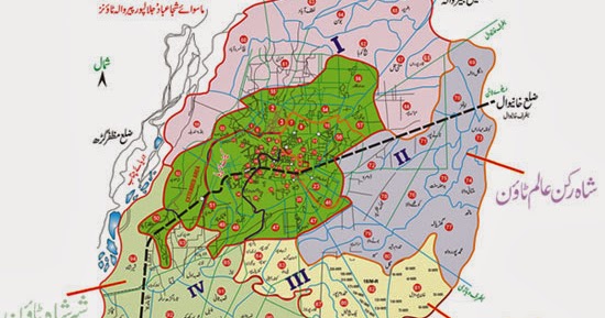 Multan City Map Pdf Multan: Map Of Multan