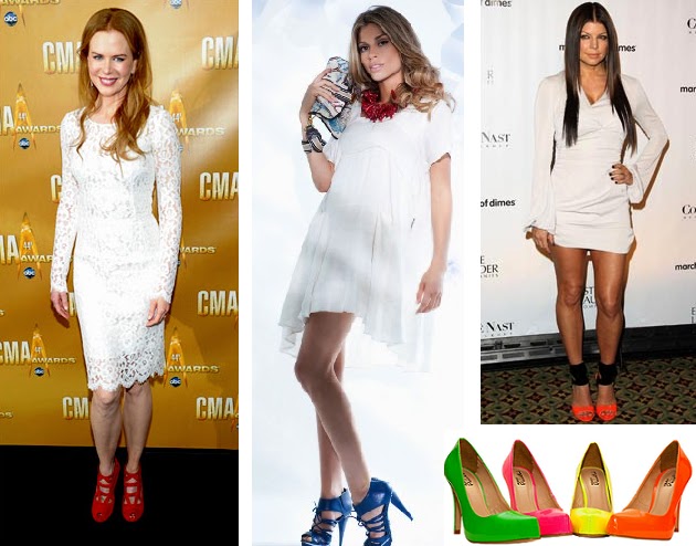 sapato para vestido branco