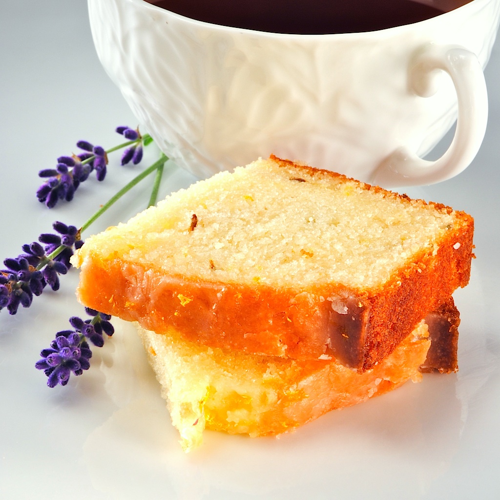 Lemon Vanilla Pound Cake With Lavender Glaze Lemon Vanilla Pound Cake With Lavender Glaze