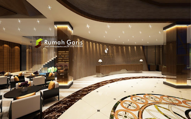 Lobby Modern Minimalis Jasa Render Arsitektur Dan Interior Year of