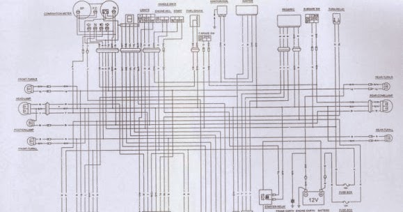 skema kelistrikan motor: tander no stater wiring diagram honda tiger revo 