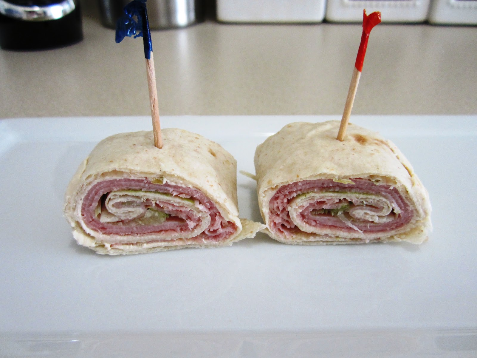 PinsterSisters Pinwheel Sandwiches