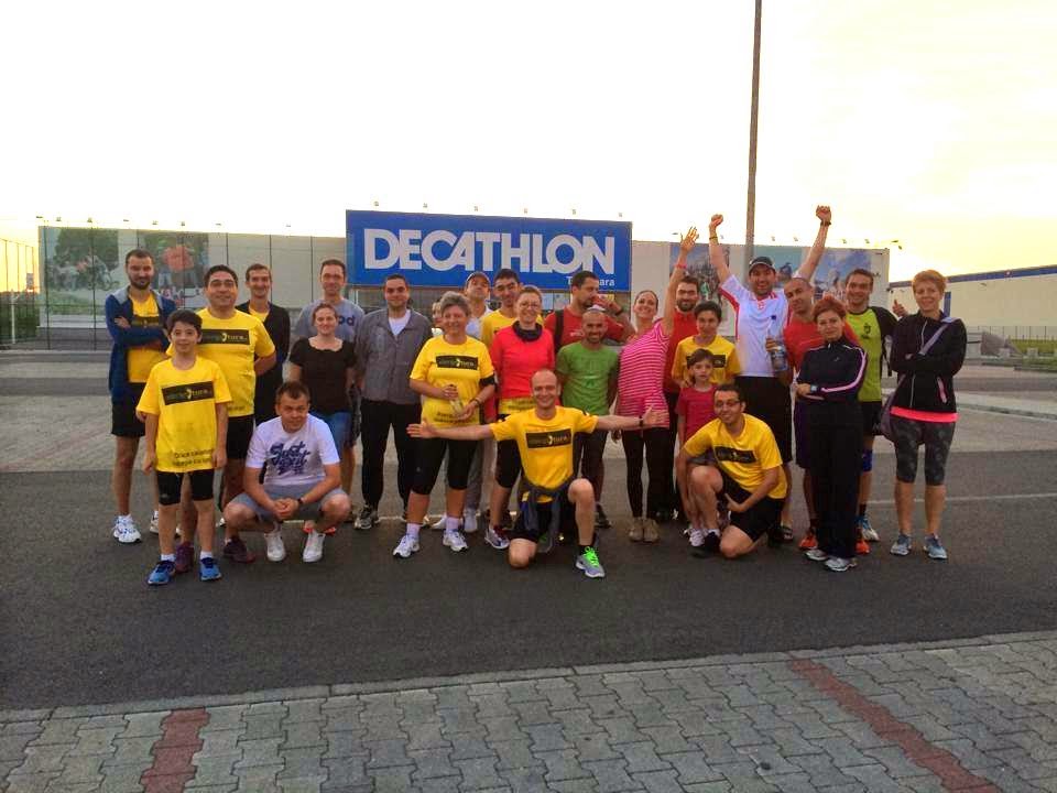 Maraton Arad 2014. Un eveniment REUŞIT în ciuda tuturor dificultăţilor. Decathlon Timişoara