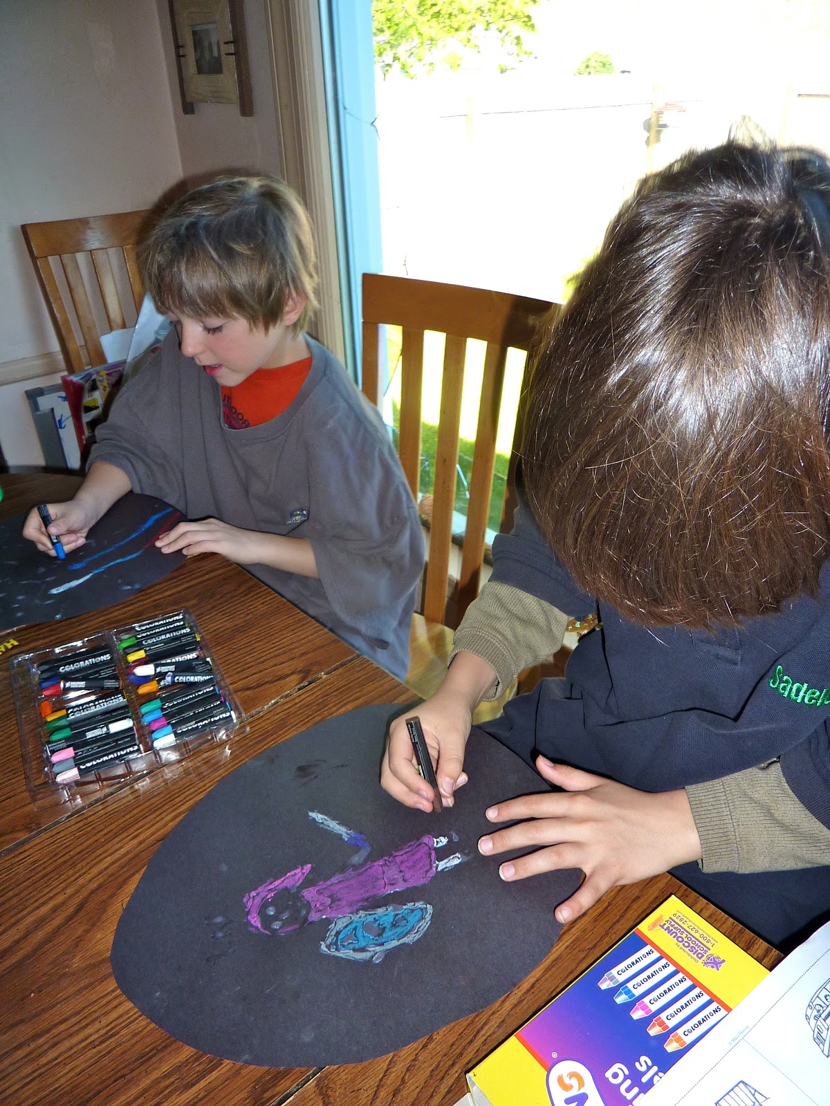 Oil Pastel Easter Eggs