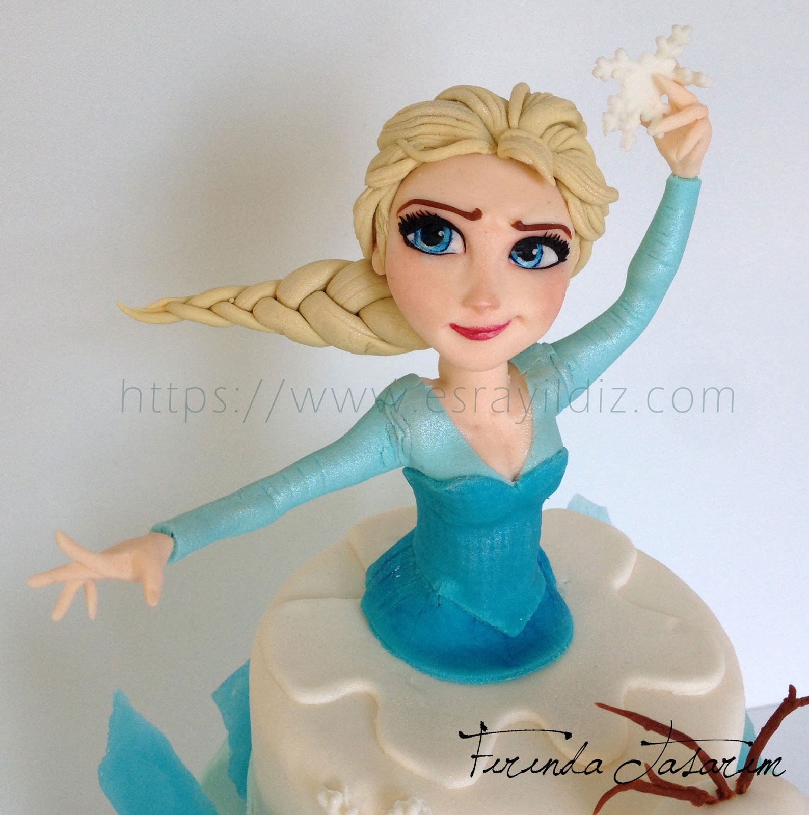 FIRINDA TASARIM Elsa Pasta _ Frozen Cake