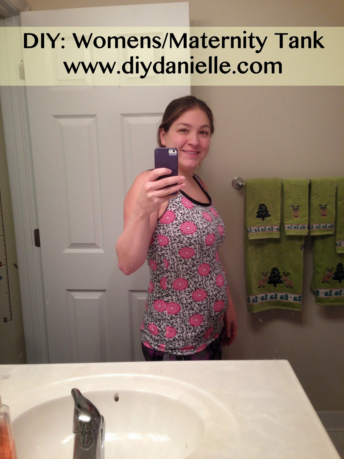Women's tank top or maternity tank how to diy a tank top for women