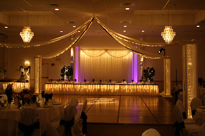 wedding dance floor decorations