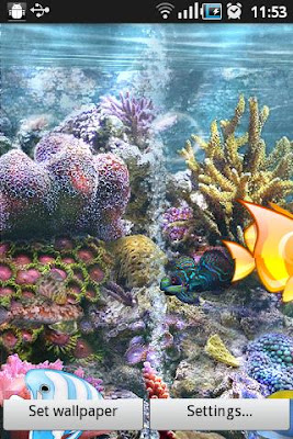 application phone: Download Fish Live Wallpaper version: 1.0 apk for