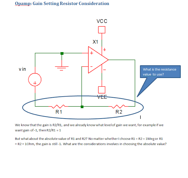 Electronic Circuit Design Sharing Opamp Gain Setting Resistor