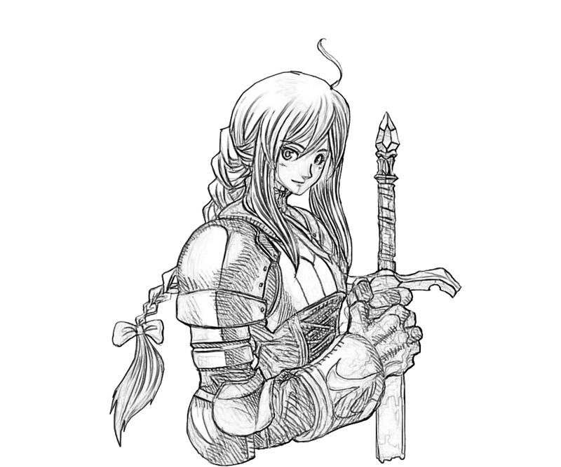 Agrias Oaks Smile Coloring Pages agrias-oaks-smile-coloring-pages