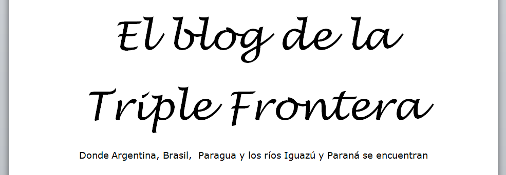Blog de la Triple Frontera