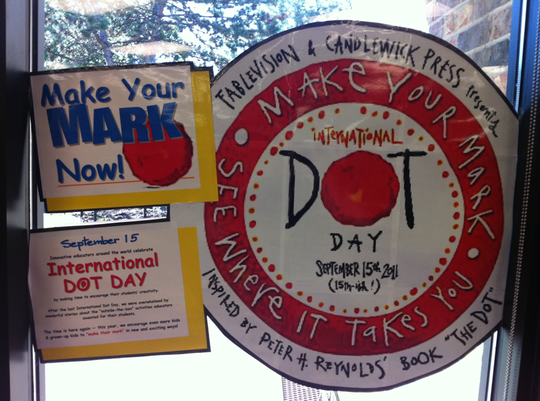 International Dot Day: September 15th  The dot book, Dot day,  International dot day