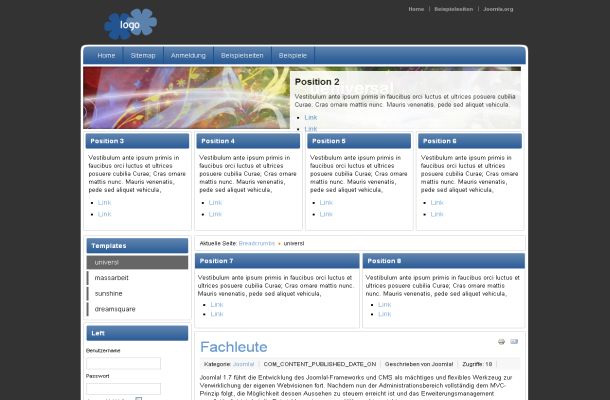 Free Joomla Blue Grey Business Theme Template Free Joomla Blue Grey Business Theme Template
