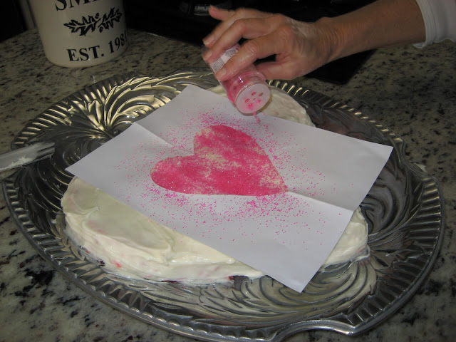 Heart shape cake 