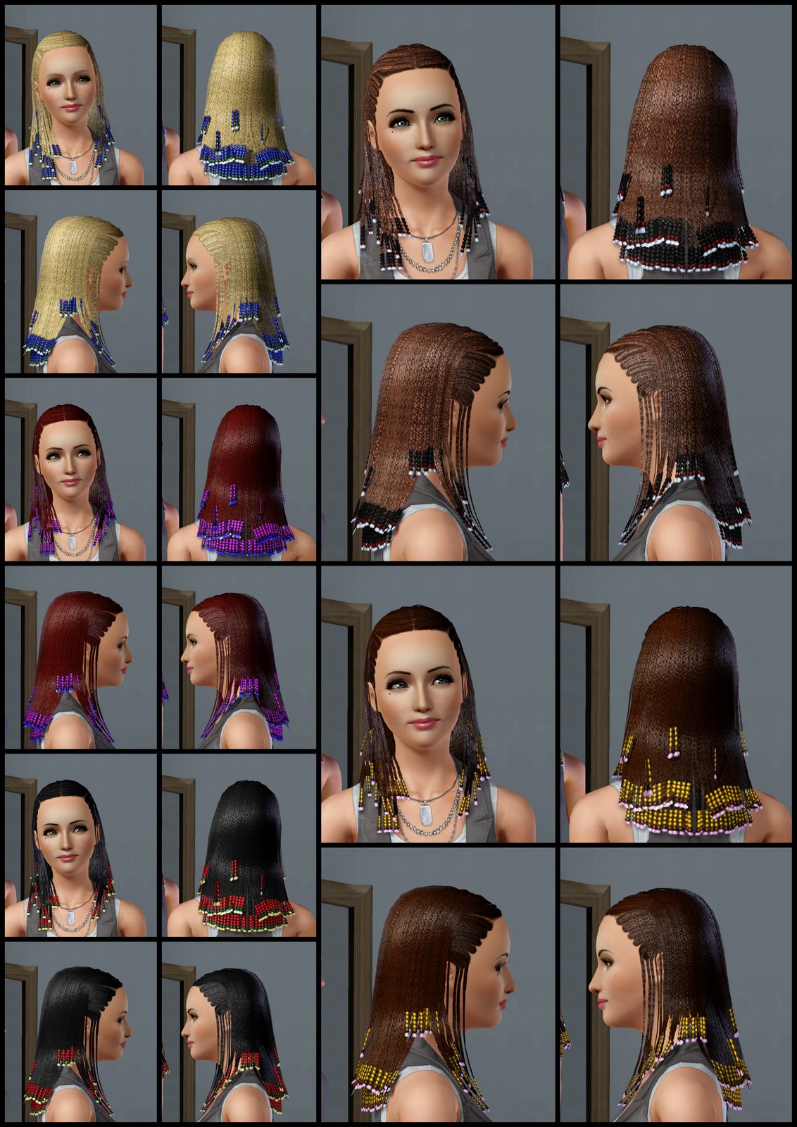 The Sims 3 Store Hair Showroom Beach Bunny