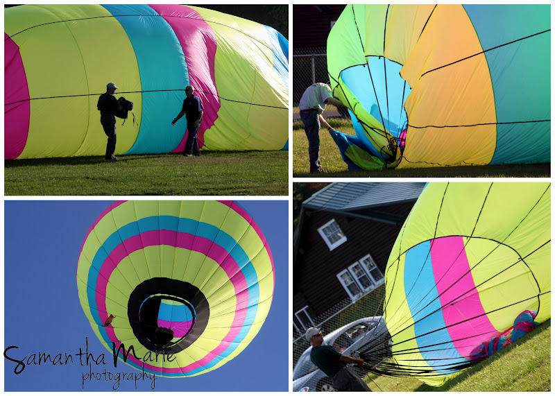 squee! hot air balloon festival.. AND a hot air balloon ride! presque