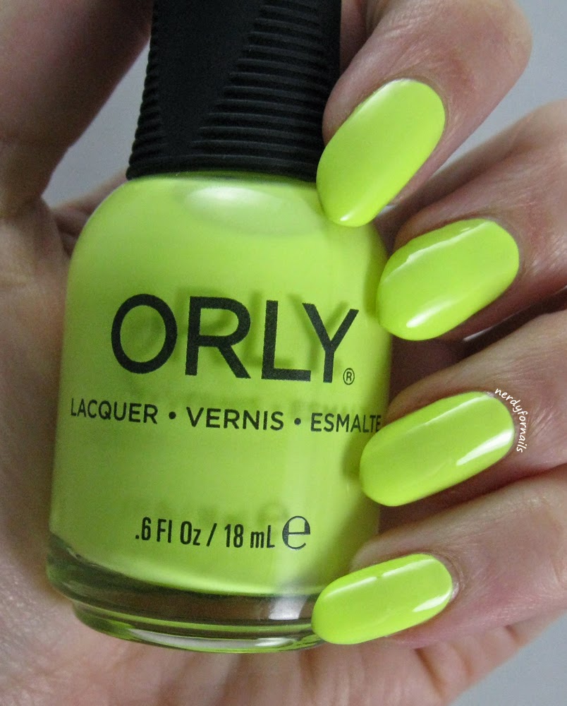 Orly Key Lime Twist Swatch Sugar High Collection Spring 2015
