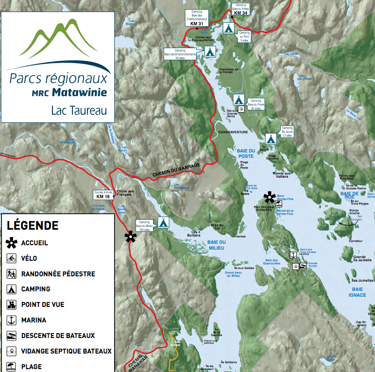 Virée en kayak sur l'immense Lac Taureau avec Nerrivik Aventures