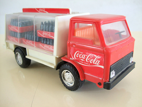 Brinquedo? Não, Caminhão da Coca-cola em Val Paraiso, no…