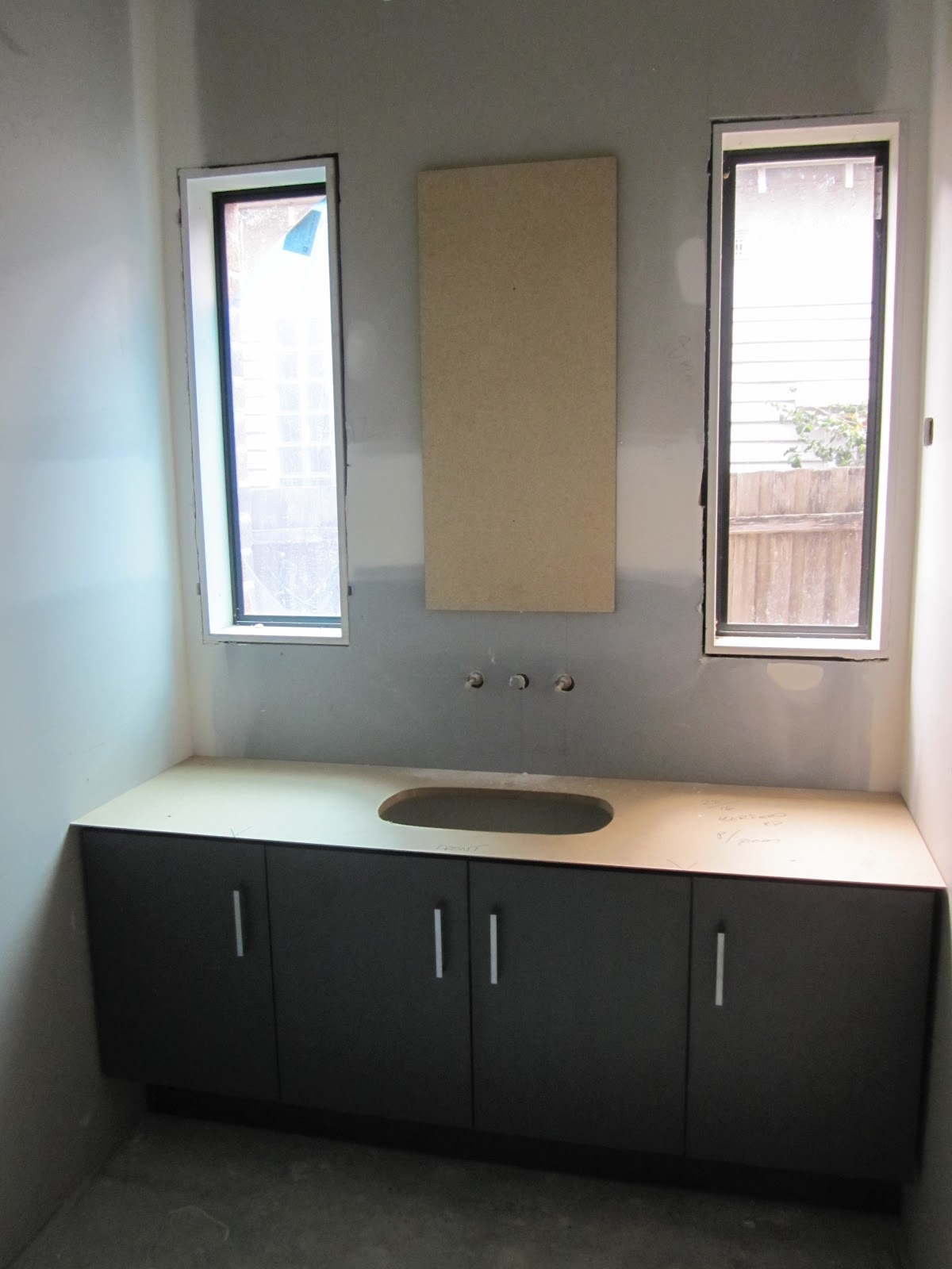 Grey Powder Room