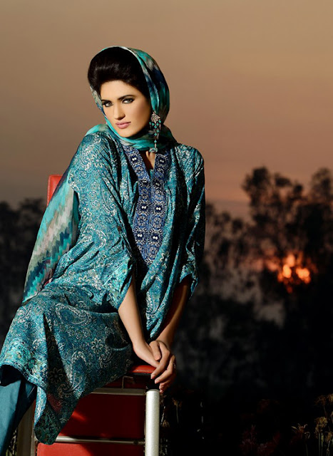 Chintz Lawn Dresses Spring/Summer Collection 2013 By Khaadi