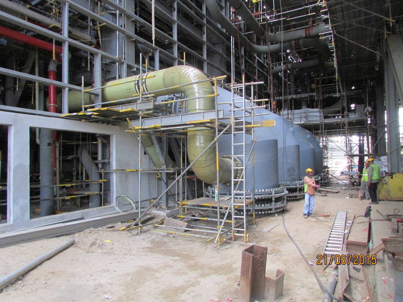 TJN04 21.06.2015 Main Cooling Water piping Completion