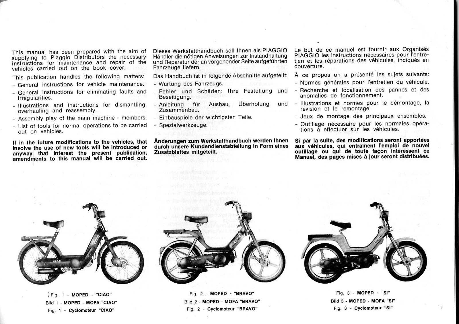 2e6 Vespa Ciao Bravo Si Moped Digital Workshop Repair Manuals