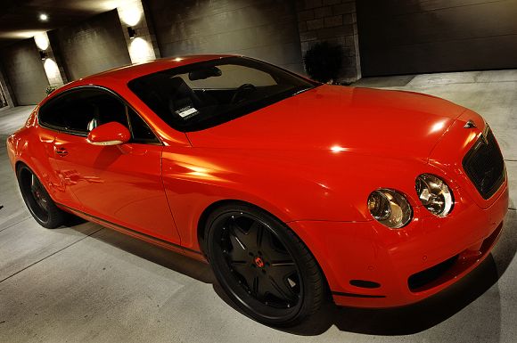 a red bentley