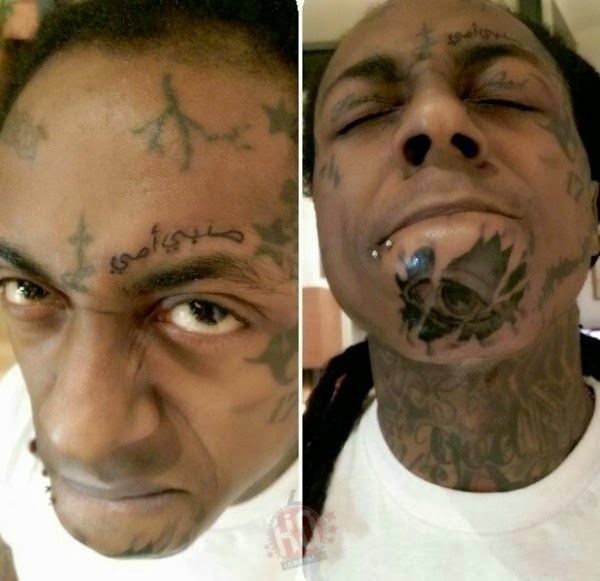 Perhaps Lil Waynes Plan Is To Enter The Guinness Book Of Records As Most Tattooed Male Artiste Because One Cannot Comprehend Reason Behind His Love Perhaps Lil Waynes Plan Is To Enter The Guinness Book Of Records As Most Tattooed Male Artiste Because One Cannot Comprehend Reason Behind His Love