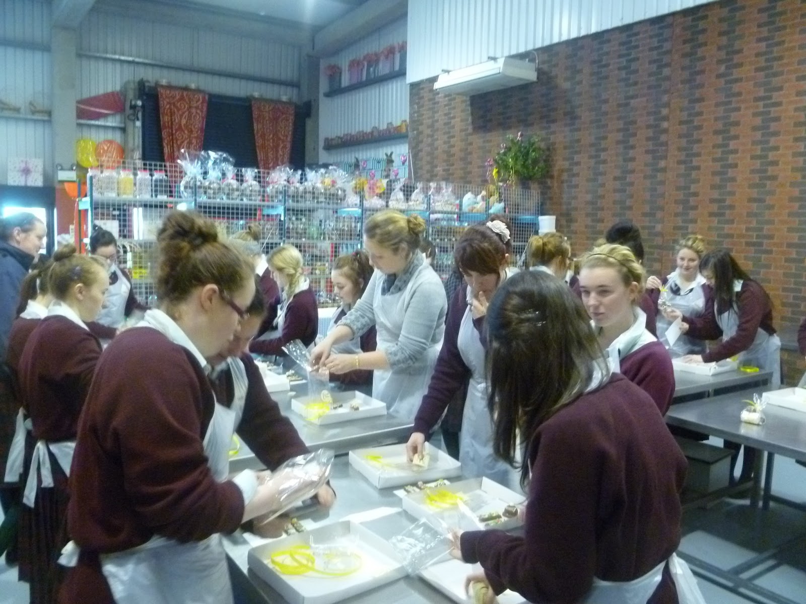 St Wolstan's LCVP site A trip to Caffrey's Chocolate Warehouse