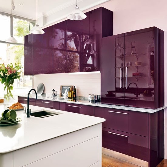 10 ý tưởng phối màu thiết kế nhà bếp theo phong cách sáng bóng