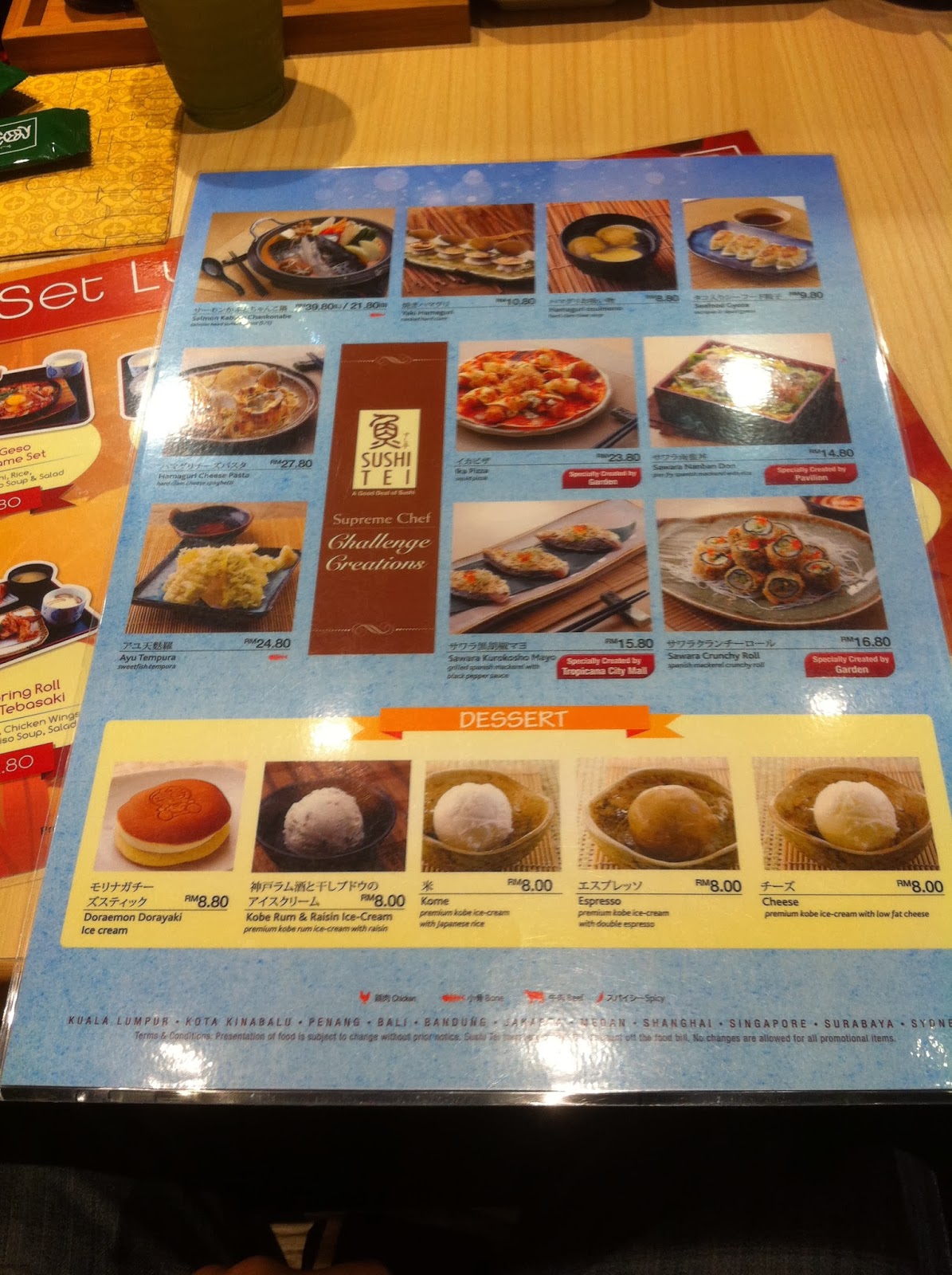 Our Journey : Penang Bayan Lepas - Queensbay Mall Sushi Tei Japanese