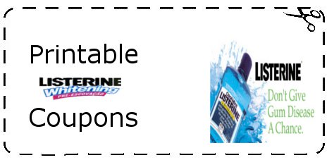 Listerine Coupons | Printable Grocery Coupons