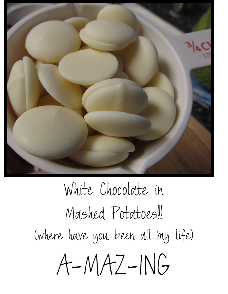 MOMS CRAZY COOKING White Chocolate Mashed Potatoes CRAZY COOKING CHALLENGE