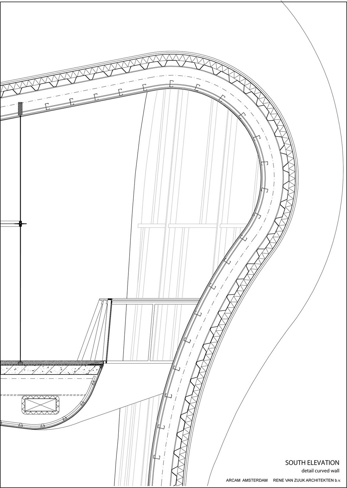 Curved Wall Detail Arcam Architecture For Amsterdam Architectural Section Curved Walls Wall Section Detail Curved Wall Detail Arcam Architecture For Amsterdam Architectural Section Curved Walls Wall Section Detail